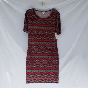 Lularoe Julia Multicolored dress Size L - NWT